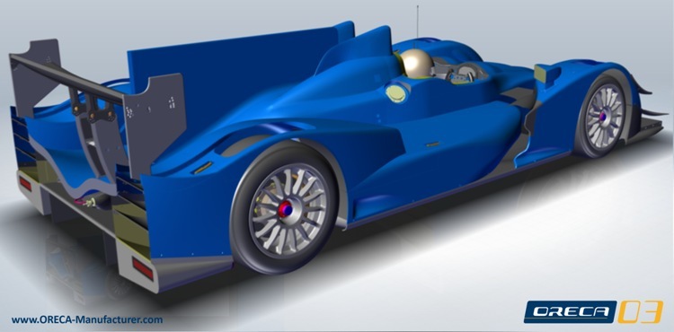 Der verbesserte 2012er Oreca 03 für die LMP2