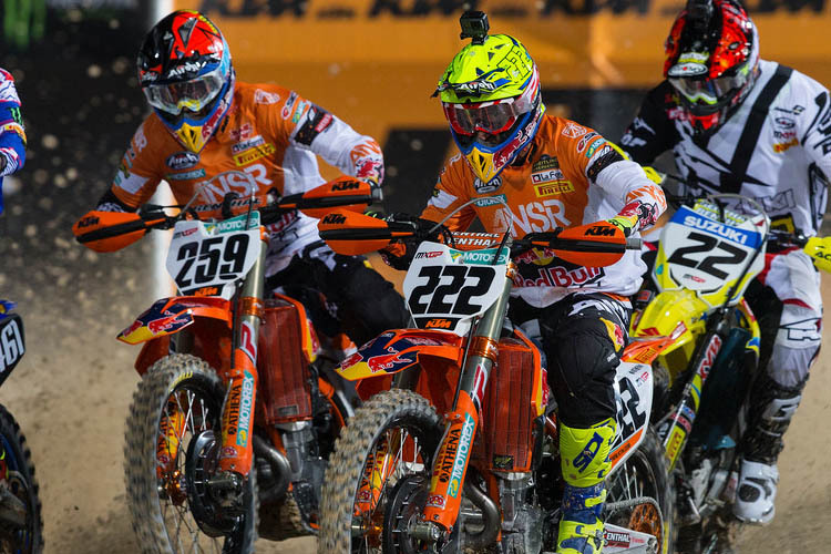 Glenn Coldenhoff (#259) und Antonio Cairoli (#222)