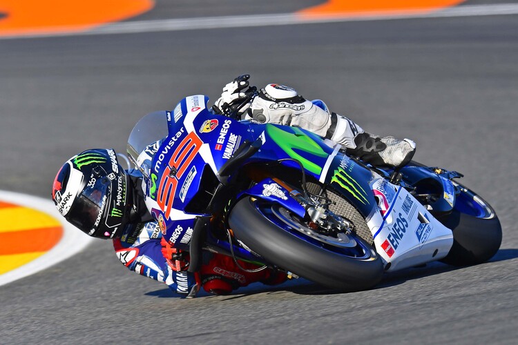 Jorge Lorenzo beim Valencia-GP: kein Gripmangel