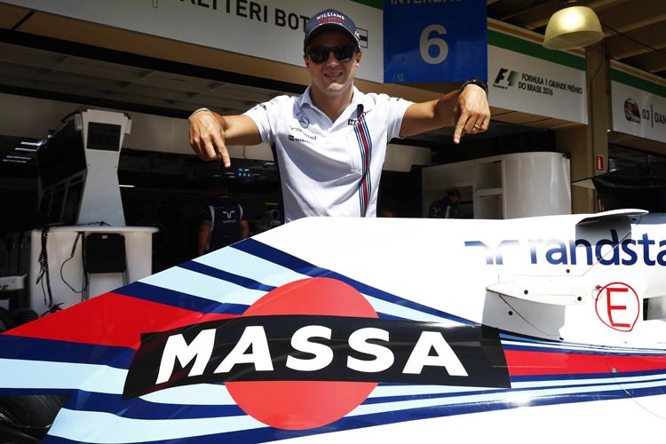 Felipe Massa darf zum letzten Heimspiel mit einer besonderen Lackierung ausrücken