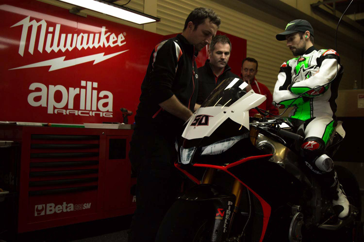 «Fühle mich auf der Aprilia wie zuhause», sagt Eugene Laverty