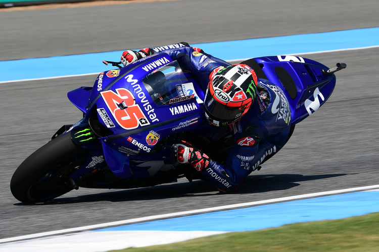 Maverick Vinales startete solide in den ersten Trainingstag in Buriram