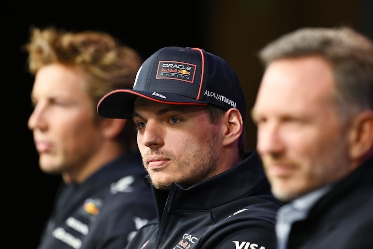 Max Verstappen (Mitte)