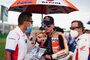Repsol-Honda-Teammanager Alberto Puig (rechts) mit Pol Espargaró