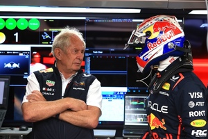 Helmut Marko und Max Verstappen)