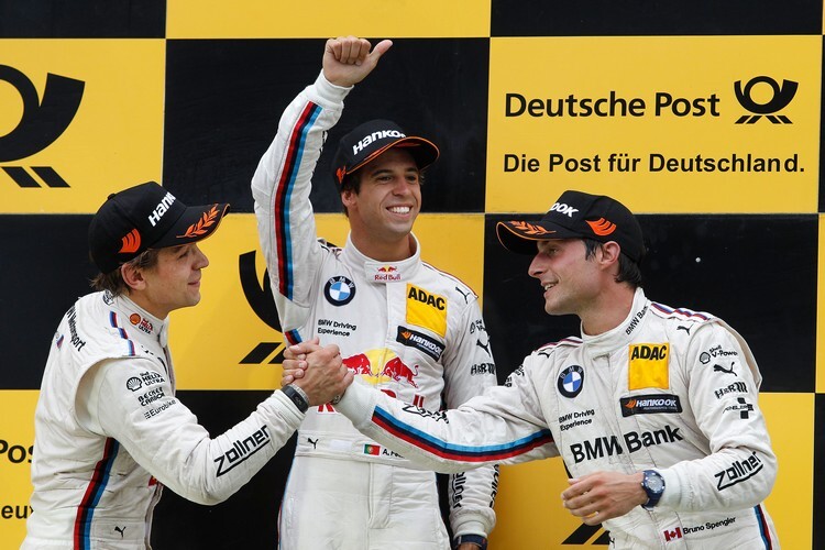 BMW-Jubel auf dem Podium