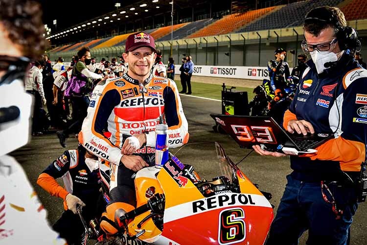 Stefan Bradl in Katar: Er liegt mt 7 Punkten auf dem 16. WM-Rang