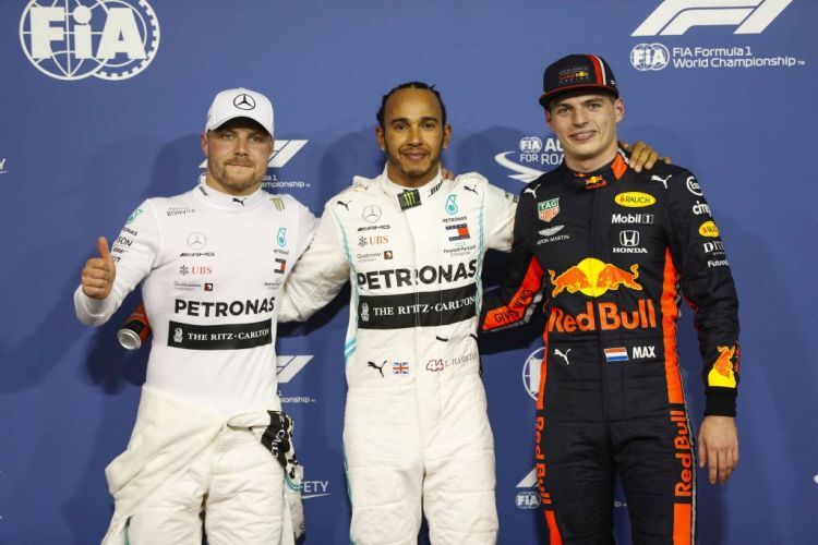 Lewis Hamilton, Valtteri Bottas & Max Verstappen