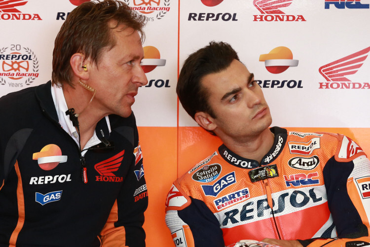 Mike Leitner mit Dani Pedrosa