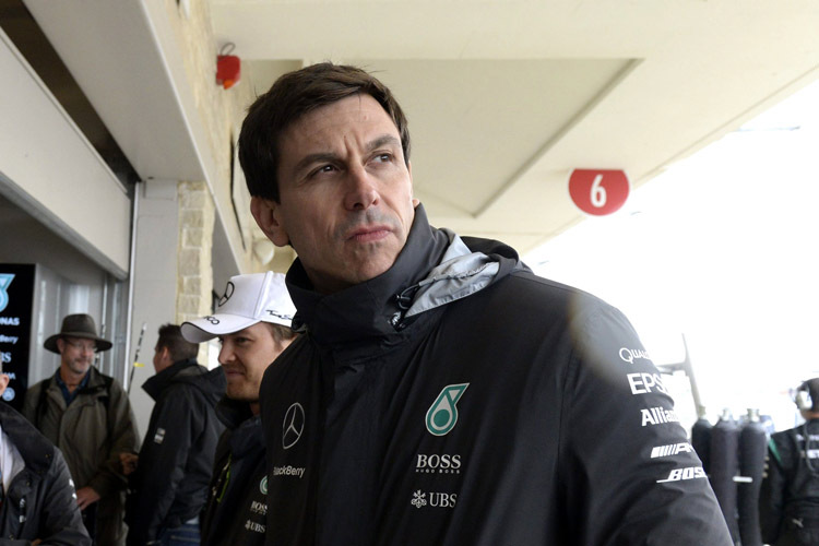 Toto Wolff: «In einigen Ecken hatten die Piloten mit starkem Aquaplaning zu kämpfen»