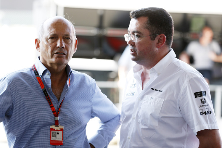 Ron Dennis und Eric Boullier