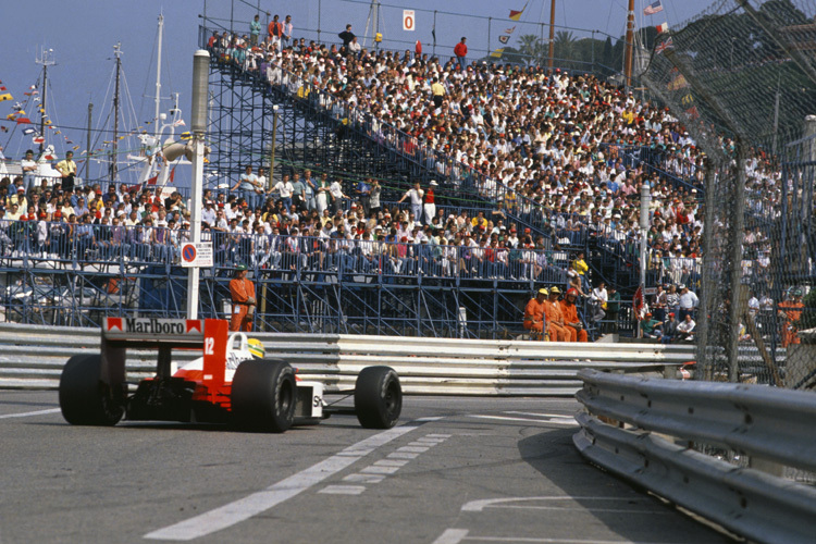 Ayrton Senna in Monaco 1988