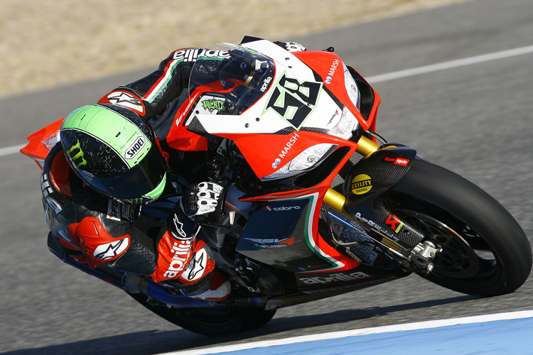 Aprilia-Werksfahrer Eugene Laverty