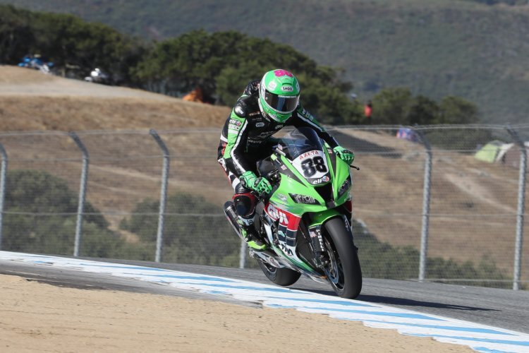 Als Rookie hatte es Randy Krummenacher in Laguna Seca besonders schwer 