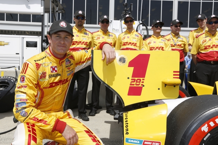 Hunter-Reay schaffte es zuvor nie in die Top 10 im Barber Motorsports Park