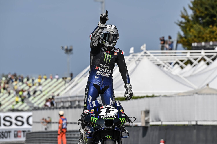 Der Sieger des Emilia Romagna-GP: Maverick Viñales 