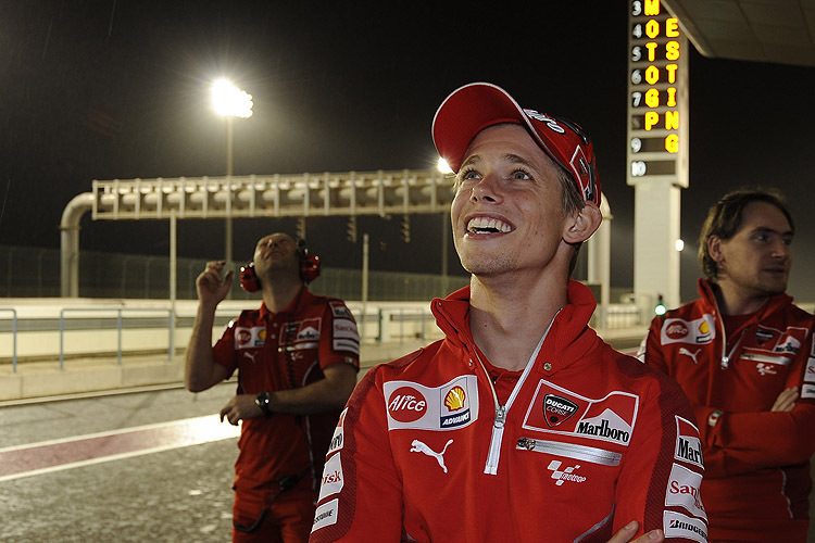 Casey Stoner: Am Sonntag wasserscheu.