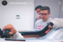 Lewis Hamilton bei seiner Sitzprobe