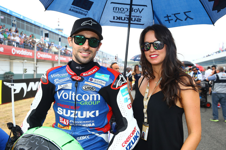 Eugene Laverty mit seiner Verlobten Pippa