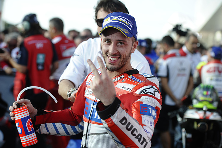 Andrea Dovizioso feierte in Japan seinen vierten Podestplatz in dieser Saison