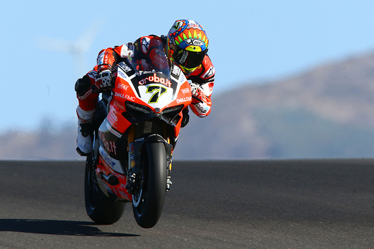 Ducati-Pilot Chaz Davies 