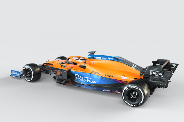 Der McLaren-MCL35M-Mercedes ist Daniel Ricciardos neuer Dienstwagen