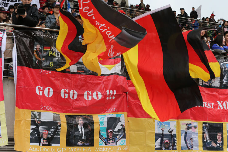 Vettel-Fans brauchen noch etwas Geduld