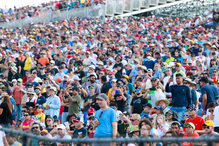 Die Fans strömen in Massen an den «Circuit of the Americas»