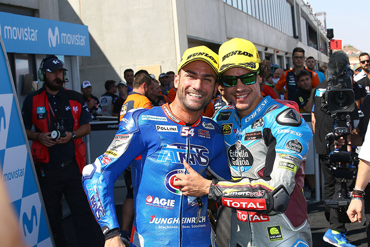 Mattia Pasini und Franco Morbidelli