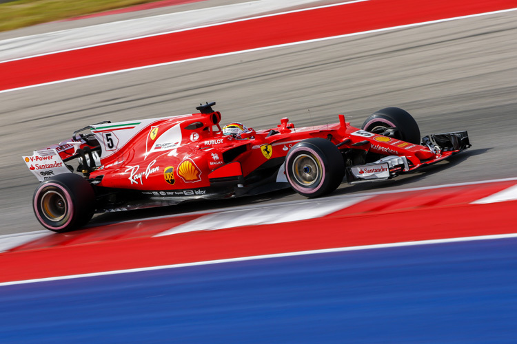 Sebastian Vettel in Austin