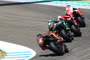 Im Rennen: Pol Espargaró hinter Morbidelli, Dovizioso und Miller
