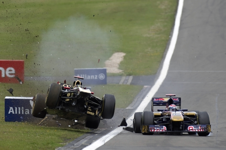 Nick Heidfeld hatte Glück im Unglück