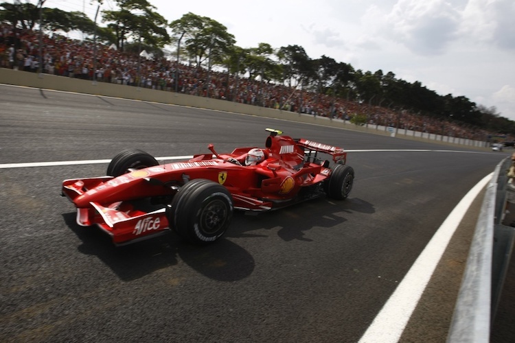 Im Ferrari F2007 holte Kimi Räikkönen den WM-Titel 