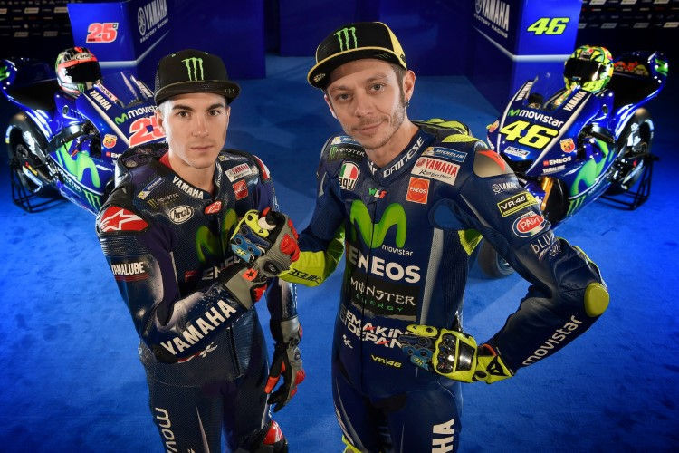 Maverick Viñales und Valentino Rossi