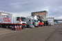 Die Team-Lkw parken in Valencia längst hinter den Boxen