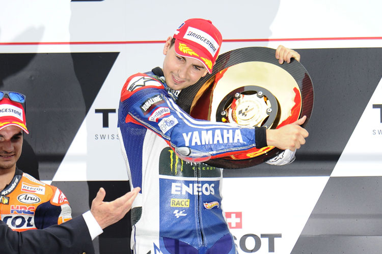 Jorge Lorenzo: Sechster Saisonsieg, noch 18 Punkte hinter Marc Márquez