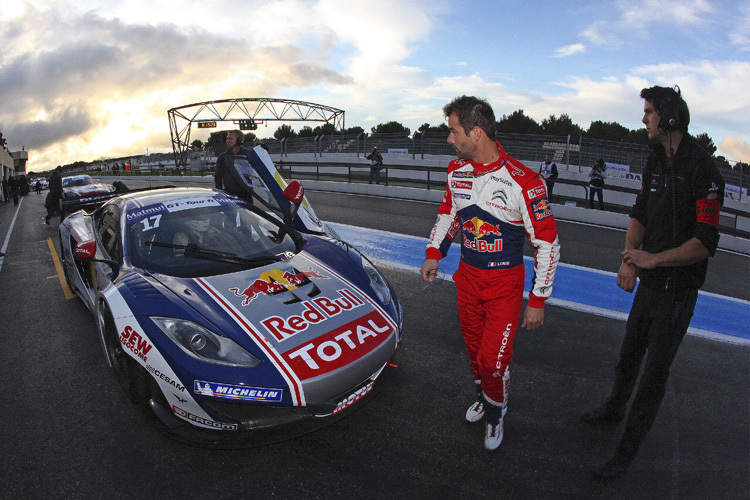 Loeb übt im McLaren für die WTTC