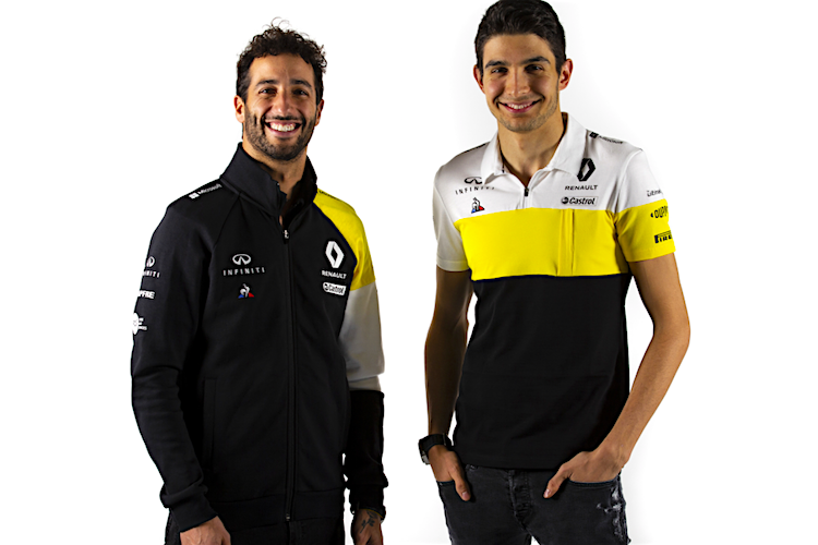 Daniel Ricciardo und Esteban Ocon