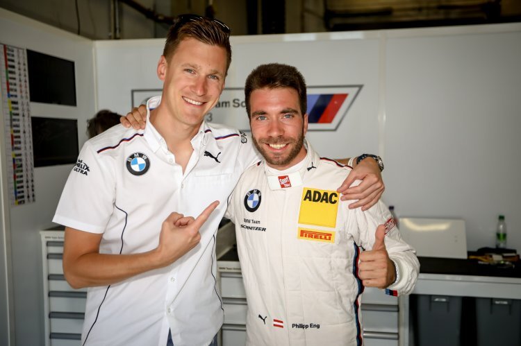 Philipp Eng (re.) und Teamkollege Nicky Catsburg