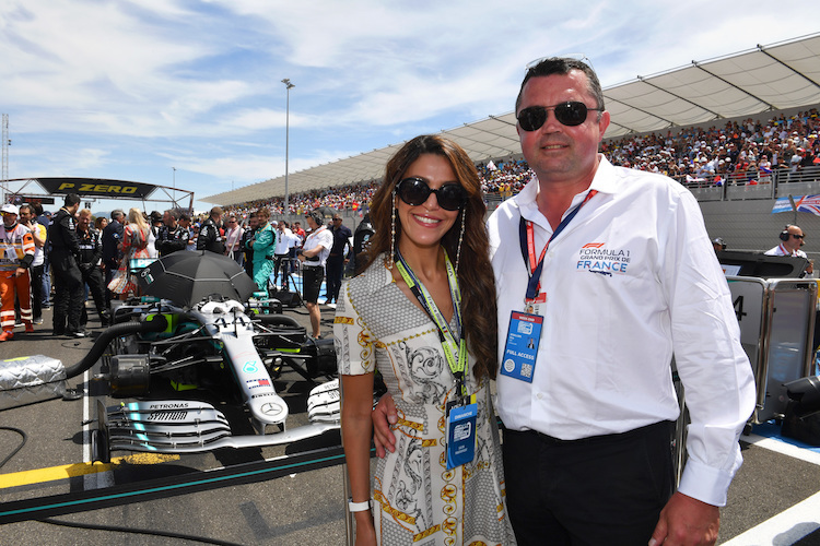 Eric Bouiller mit seiner Ehefrau Tamara in Le Castellet 2019