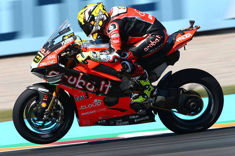 Alvaro Bautista auf der schnellen Ducati Panigale V4R