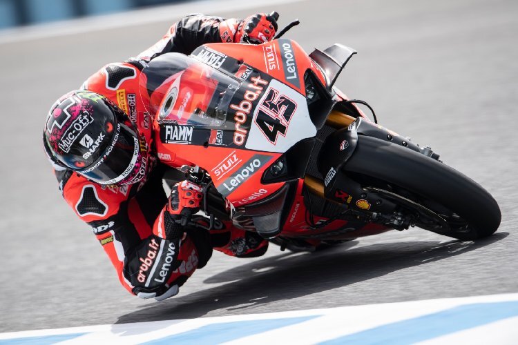 Scott Redding war am Montag bester Ducati-Pilot