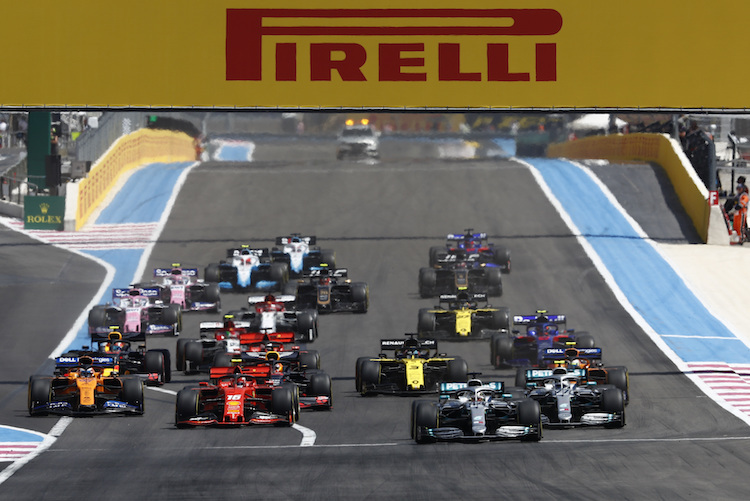 Lewis Hamilton nutzte die Pole in Frankreich und sicherte sich seinen sechsten Saisontriumph
