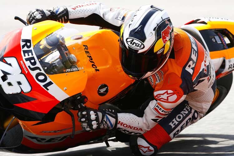 Dani Pedrosa in Sepang 2010