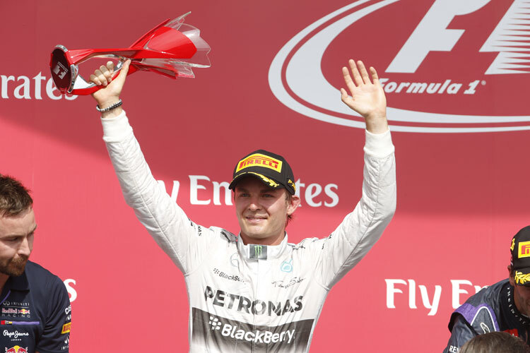 Nico Rosberg brachte seinen waidwunden Mercedes auf Platz 2 nach Hause