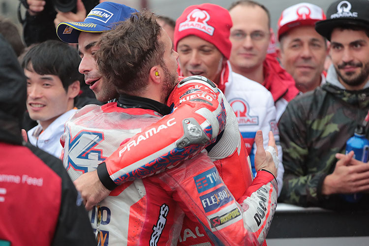 Danilo Petrucci und Andrea Dovizioso