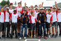 Dani Pedrosa und Marc Márquez mit den Red Bull Rookies