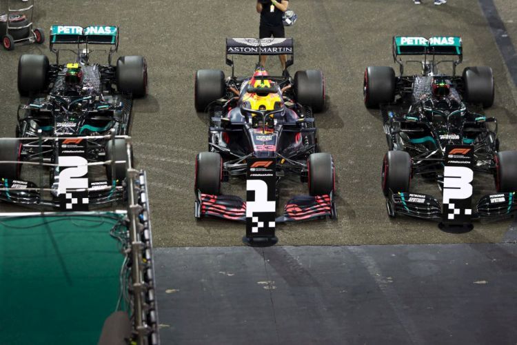 Die Autos von Max Verstappen, Valtteri Bottas & Lewis Hamilton