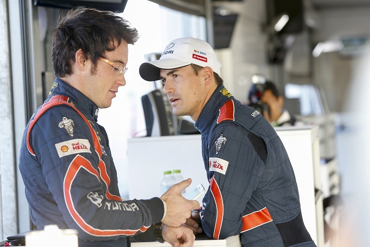 Thierry Neuville (li.) und Dani Sordo