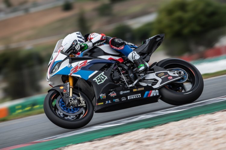 Eugene Laverty steigerte sich mit der BMW in Portimao deutlich